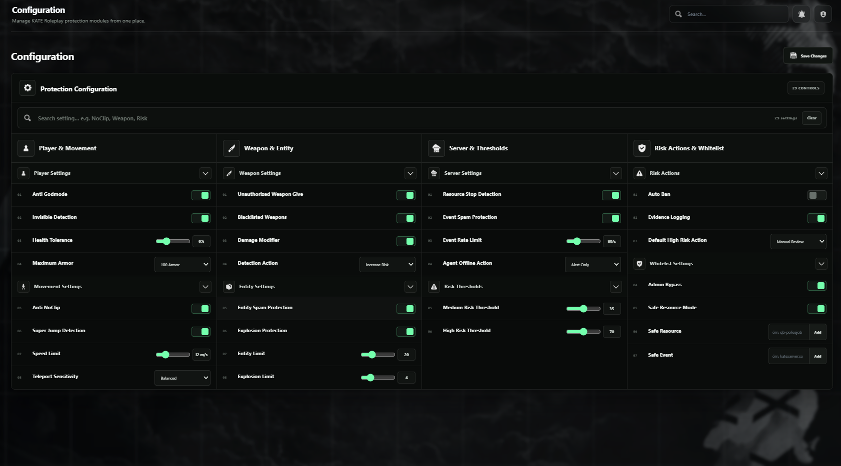 Configuration preview